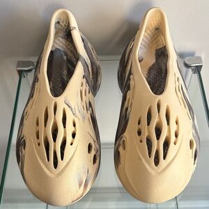 adidas YZY Cream and Brown comfort clogs